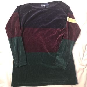 Vintage Ralph Lauren Multicolor Wide Neck Sweater